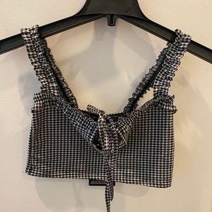Pretty Little Thing Plaid Bralette Top